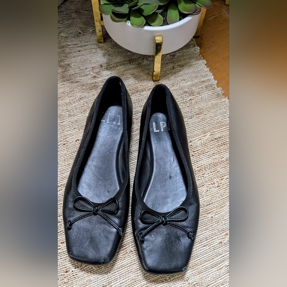 LPA • Natasha Ballet Square Toe Flat in Black - Picture 1 of 5